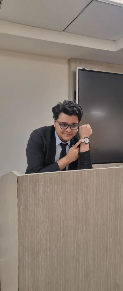 Pranav goofing around